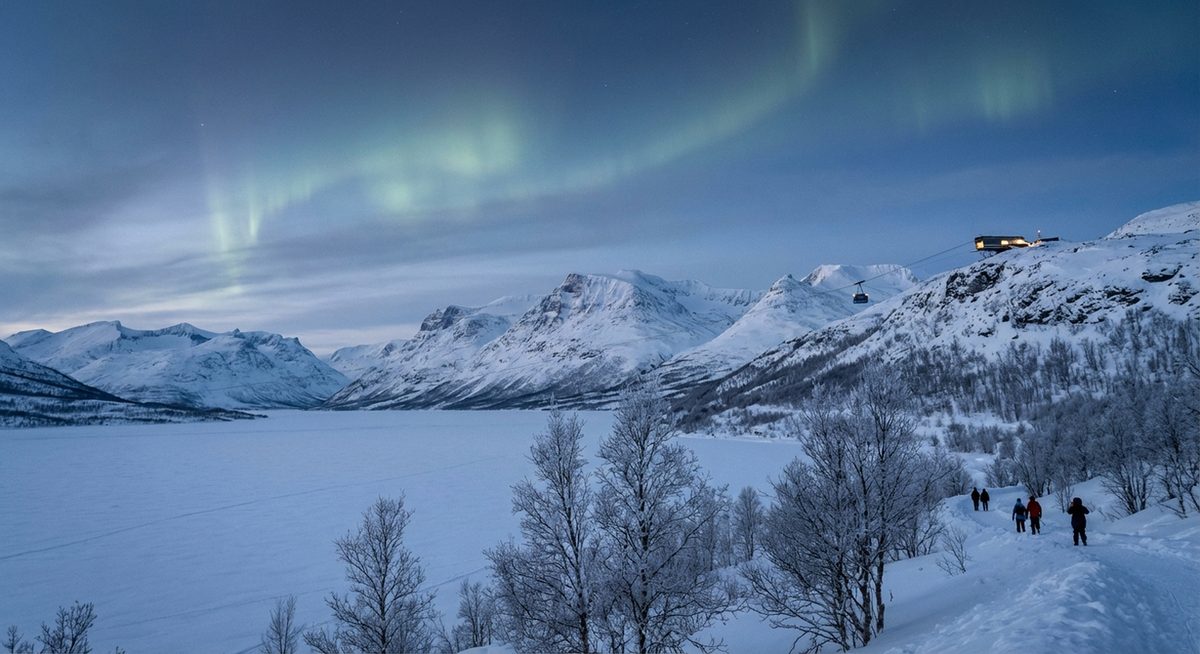 Abisko National Park in winter