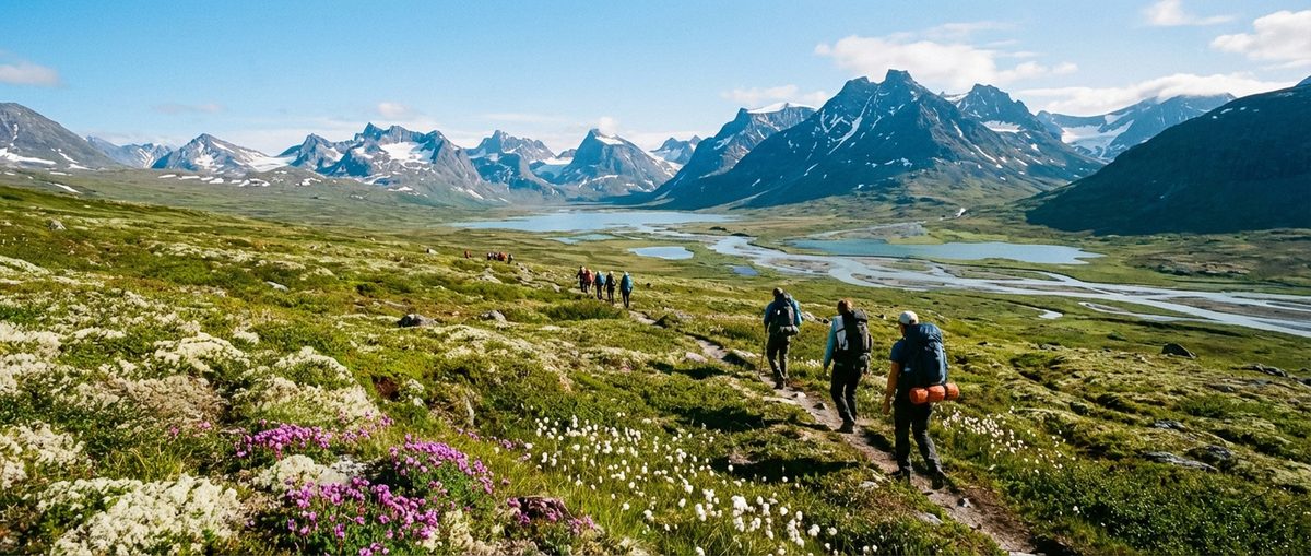 Kungsleden vandringsled i Svensk Lappland