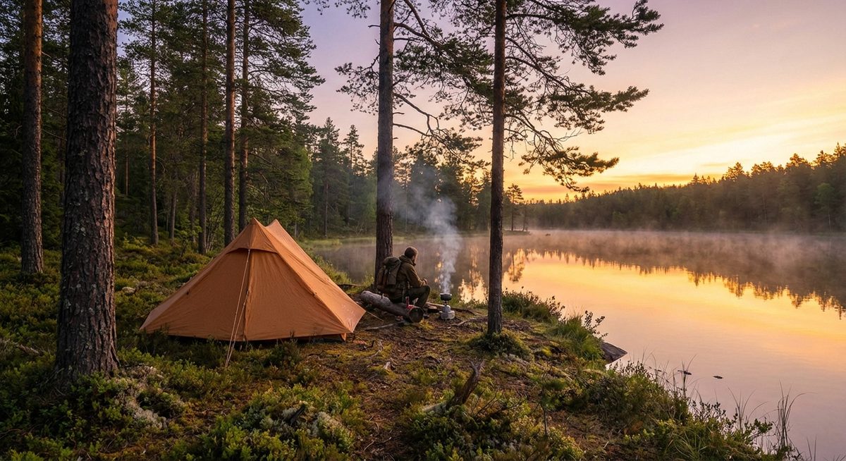 Villcamping i Sverige med allemannsretten